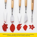 MEEDEN, Palette Knife set 5pcs