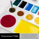 MEEDEN, Palette, 6-1/2-Inch Rectangle Shaped Ceramic