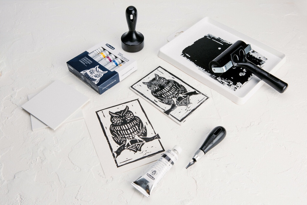 Schmincke, Aqua LINOPRINT SET