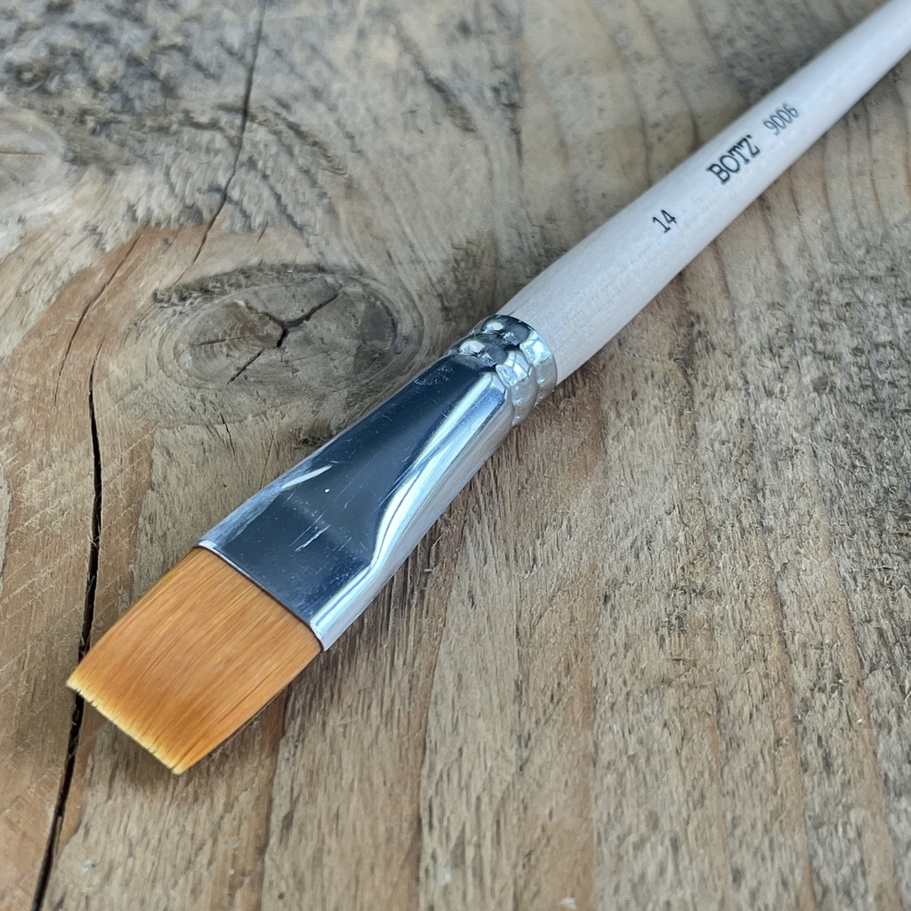 BOTZ, Brush, bristle, straight, size 14