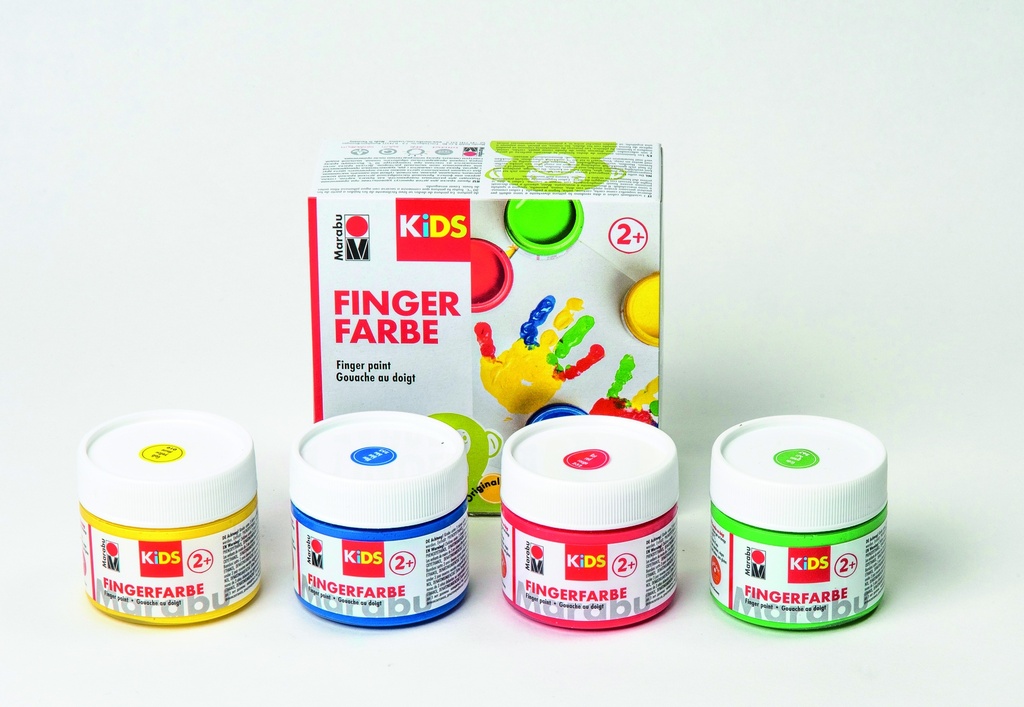 MARABU, KIDS Finger Paint set 4 x100ml 