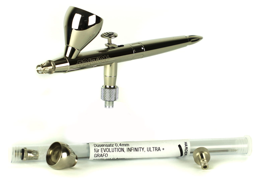 Harder Airbrush, AB, EVOLUTION 0,2_0,4mm Two in One