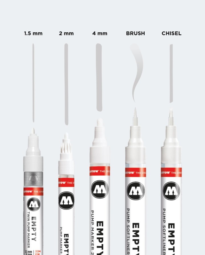 MOLOTOW, Empty marker, 111EM, 2mm tip