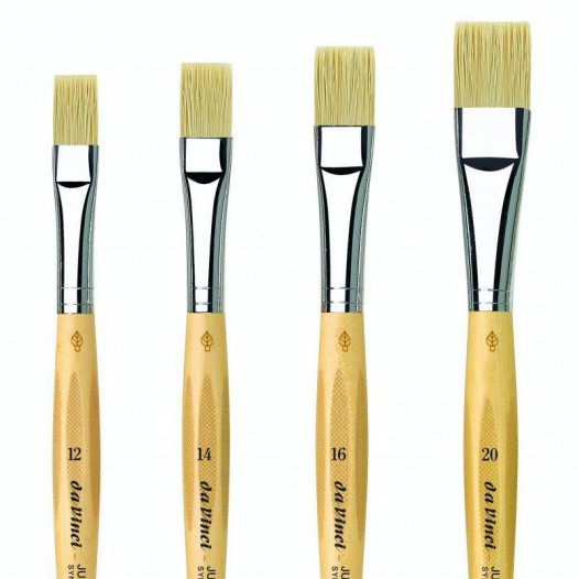 [DV-329_02] Da Vinci, 329 Junior Bristle, Flat synthetic bristle  (2)