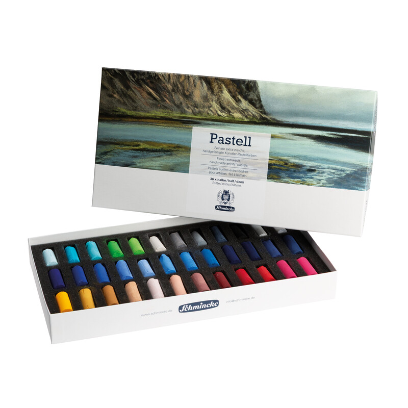 [SM_77136097] Schmincke, Pastel, Set 36 half sticks