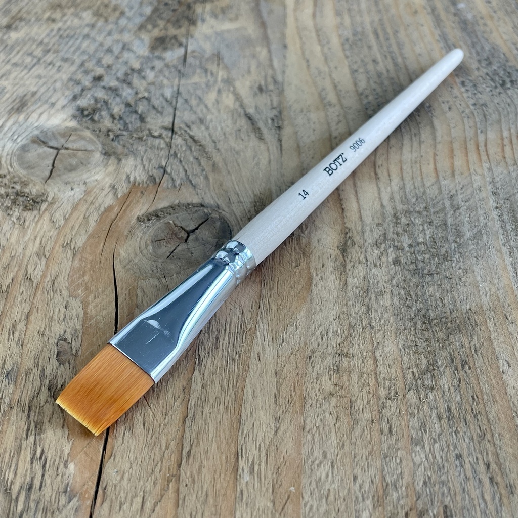 [bz_9006] BOTZ, Brush, bristle, straight, size 14