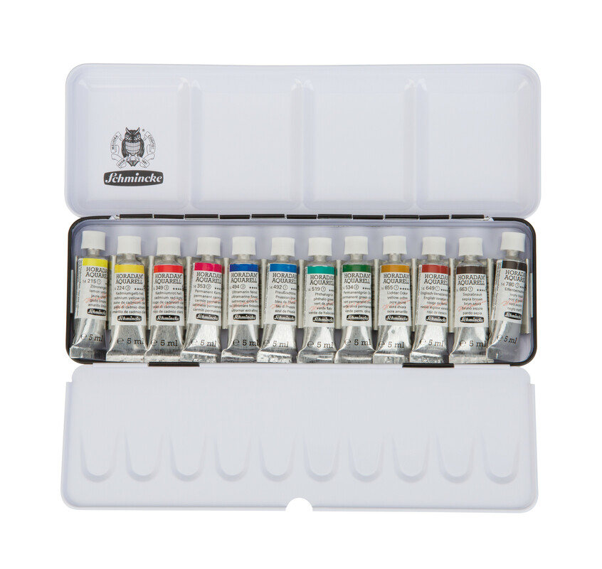 [SM-74112097] Schmincke, Horadam Metal Box 12x5ml