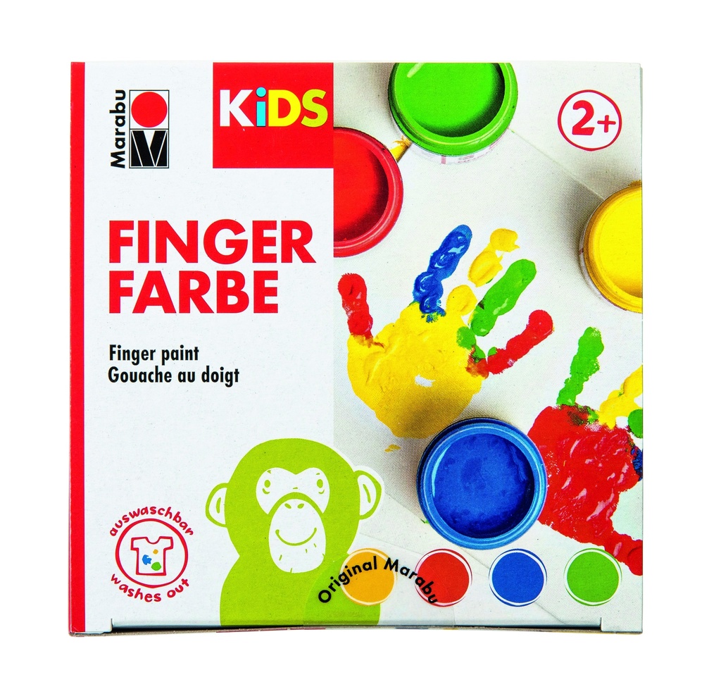 [MA-0303000000080] MARABU, KIDS Finger Paint set 4 x100ml 