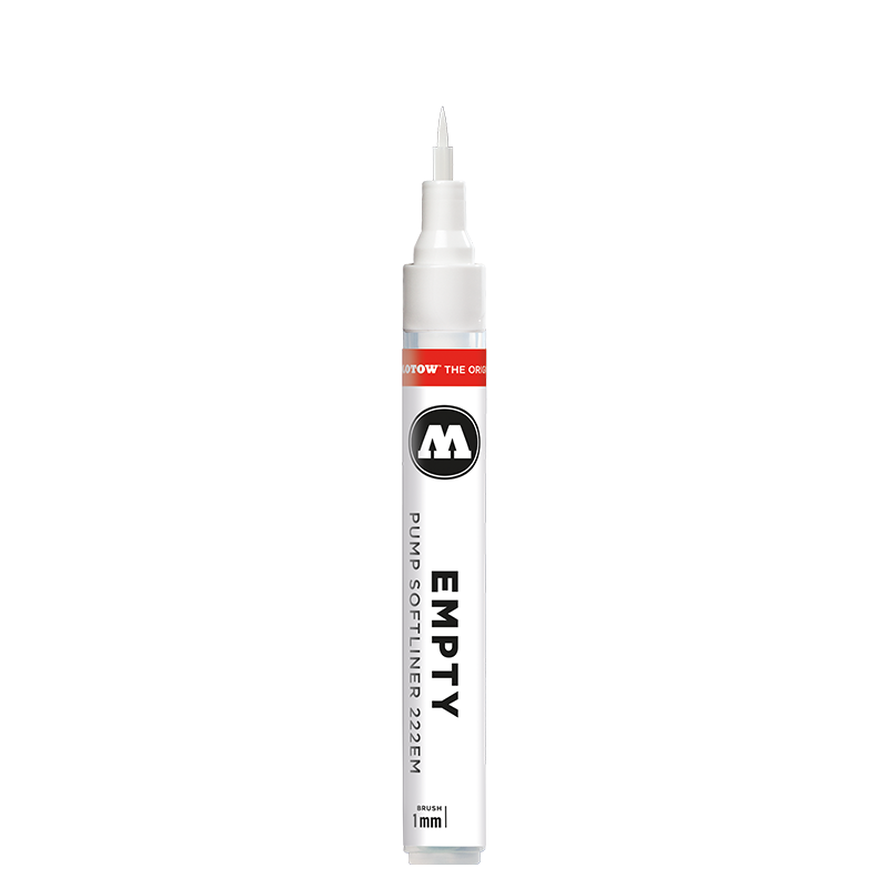 [MO-211.011] MOLOTOW, Empty Marker, 222EM, 1mm Brush