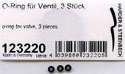 [HS_123220] Harder Airbrush, O-Ring, for valve rod x3