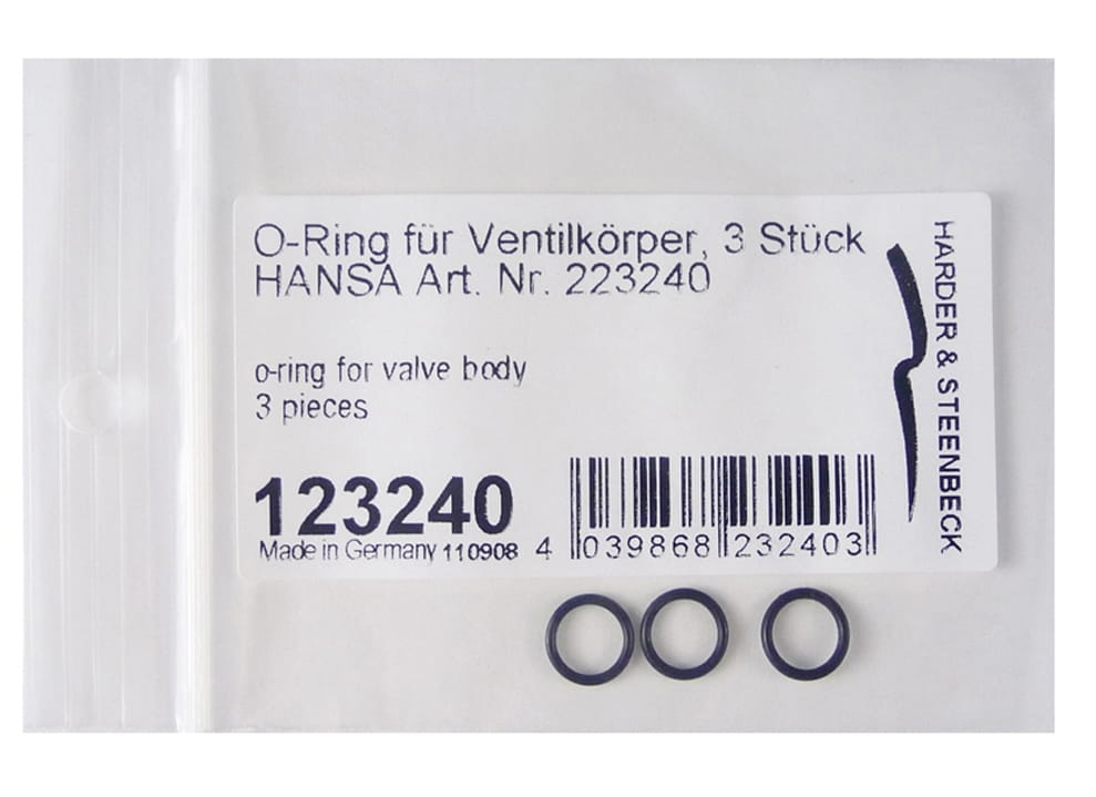 [HA-123240] Harder Airbrush, O-Ring, for valve body + fPc valve x3