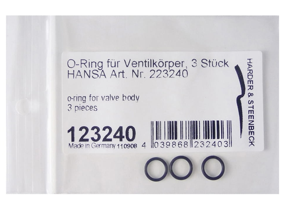 Harder Airbrush, O-Ring, for valve body + fPc valve x3