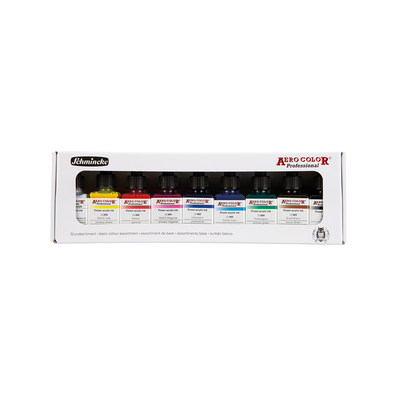 Schmincke, AERO Color, Pro Set - Box 9x28ml