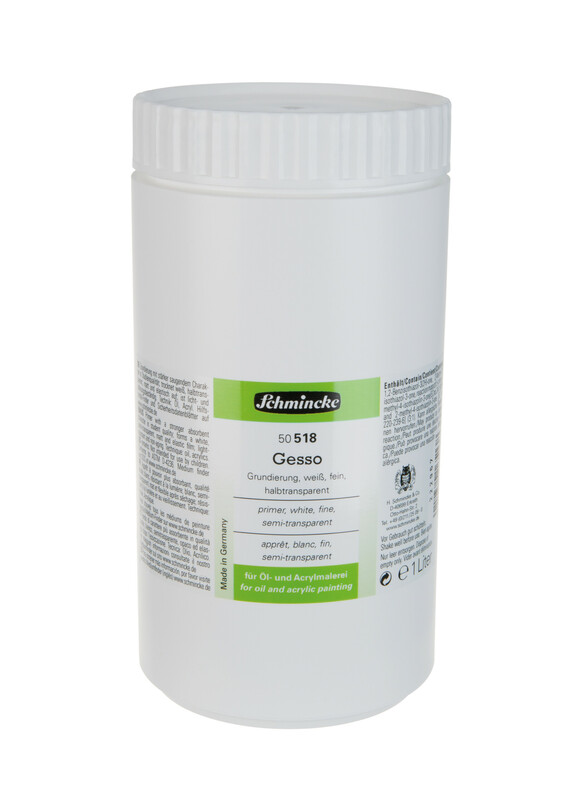 Schmincke, Gesso, primer white, fine 1000ml