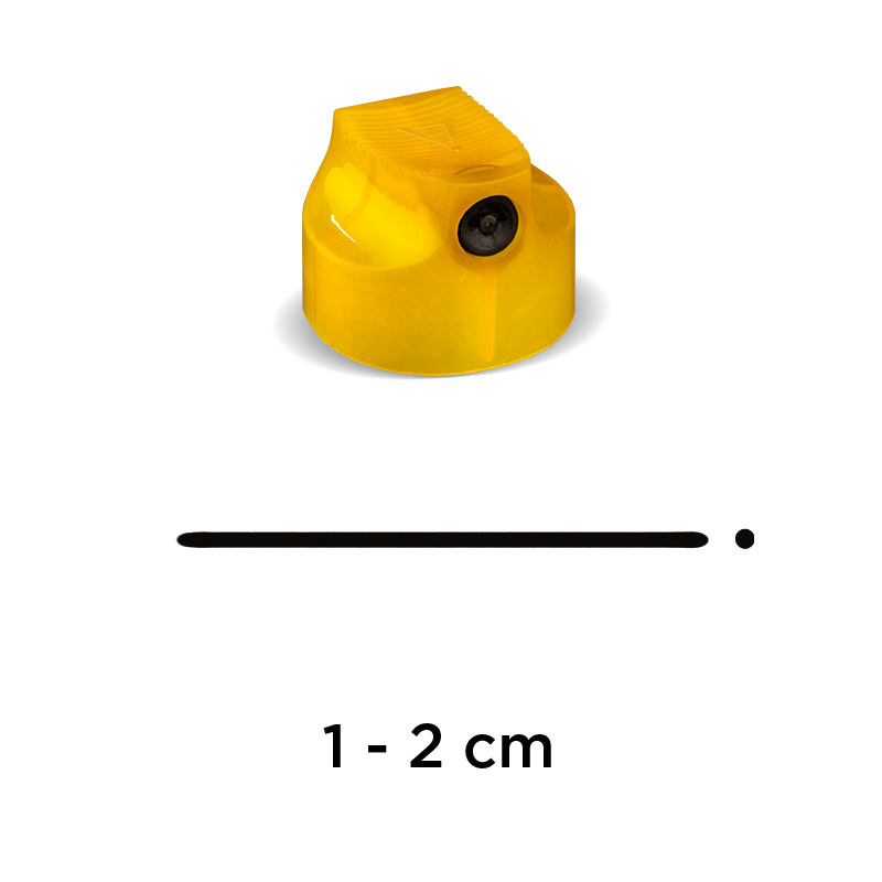 [MO-9022] MOLOTOW, CAP, German skinny (yellow/black)