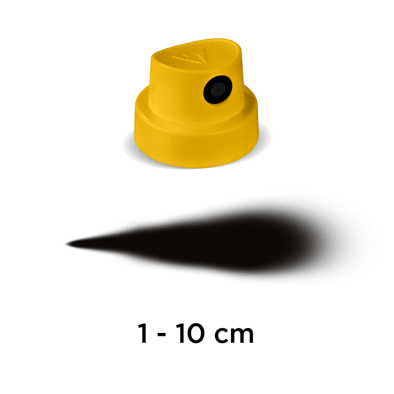 [MO-9025] MOLOTOW, CAP, FAT CAP (Yellow/Black)