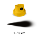 MOLOTOW, CAP, FAT CAP (Yellow/Black)