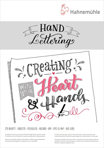 Hahnemühle, Hand Lettering, 170 gsm