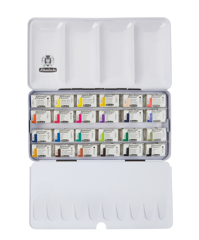 [SM_75425097] Schmincke, Akademie Aqua, Metal box 24x 1/1pan