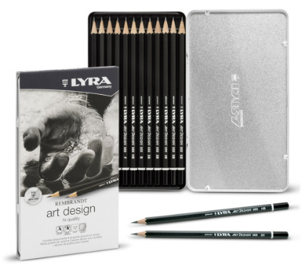 LYRA, Rembrandt, art design, Graphite pencils, 12set