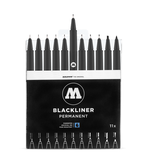 MOLOTOW, Blackliner Complete SET 11x