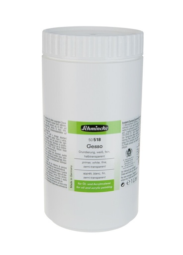 Schmincke, Gesso, primer white, fine 1000ml